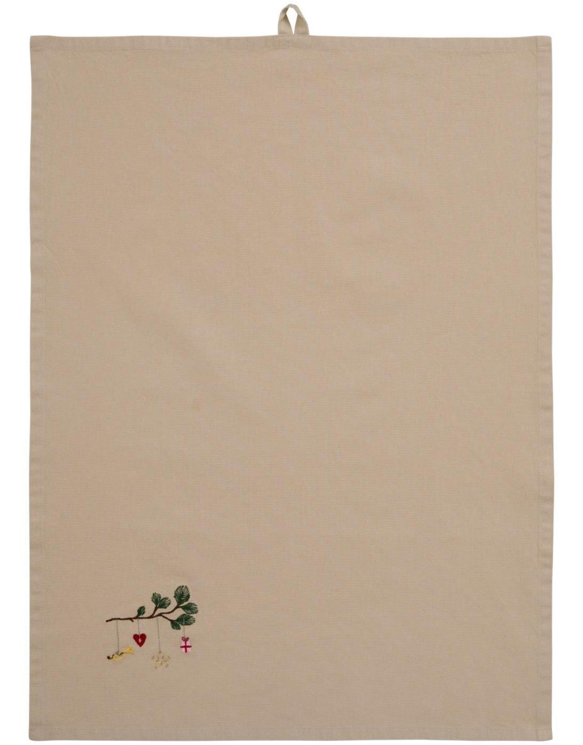Geschirrtuch von Ib Laursen aus 100 % Baumwolle in der Größe 50 × 70 cm, saugfähig und strapazierfähig für den täglichen Gebrauch in der Küche.