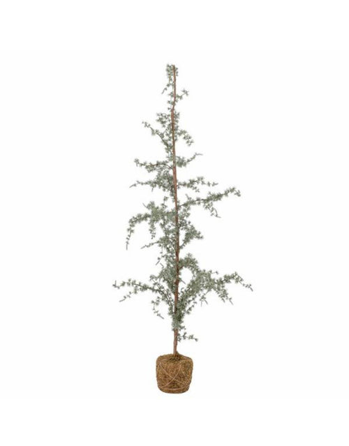 Grüner künstlicher Vita Baum von Bloomingville mit natürlicher Optik und einer Höhe von 150 cm.