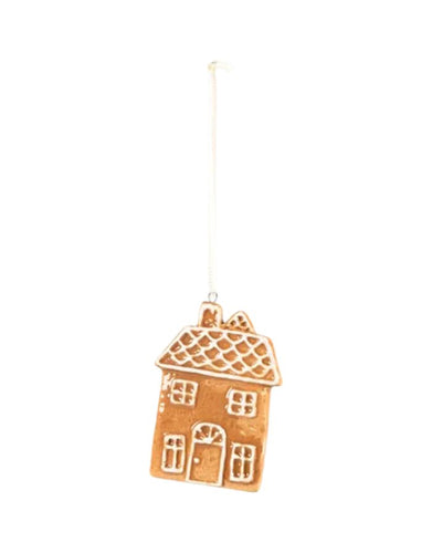 Weihnachtsanhänger von Det Gamle Apotek – festliche Dekoration aus dolomite in brown.