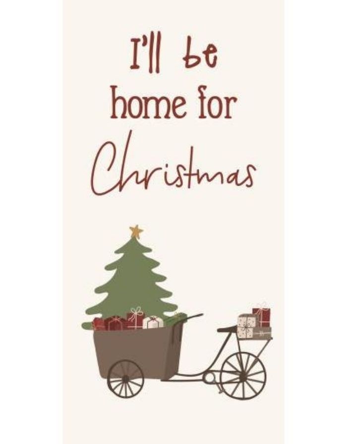 Serviette I I’ll be Home for Christmas