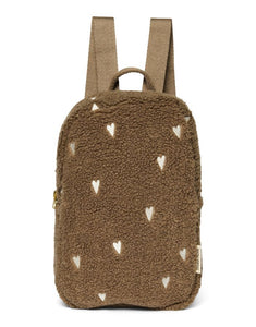 Rucksack Mini I Brown Hearts