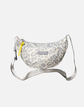 Padded Hip Bag Medium I Leo Splashes Grey/Sand