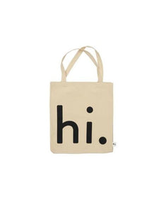 Tote Bag Hi I Black