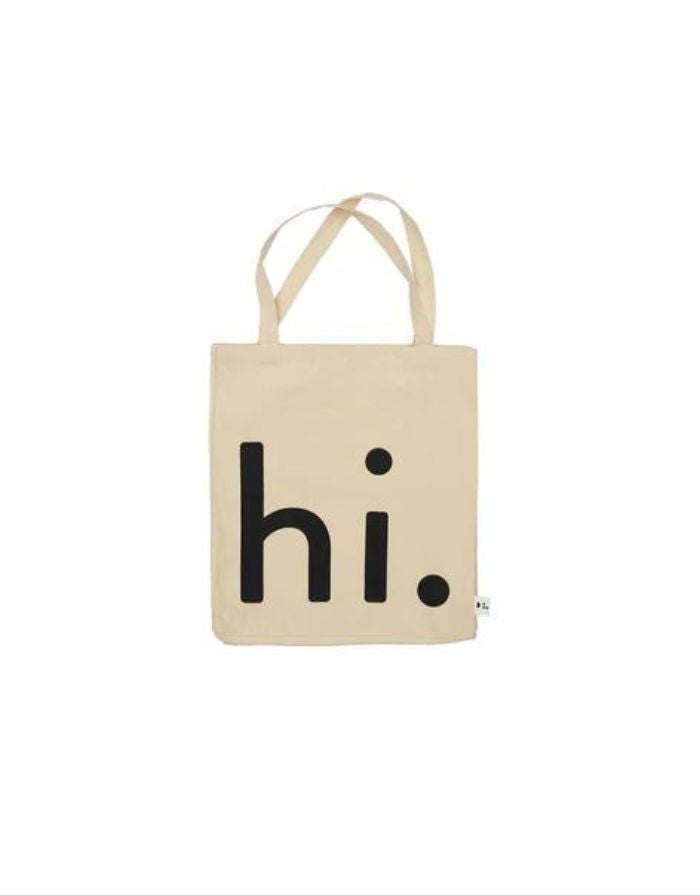 Tote Bag Hi I Black