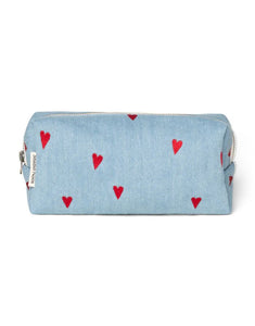 Tasche Kosmetik I Denim Hearts
