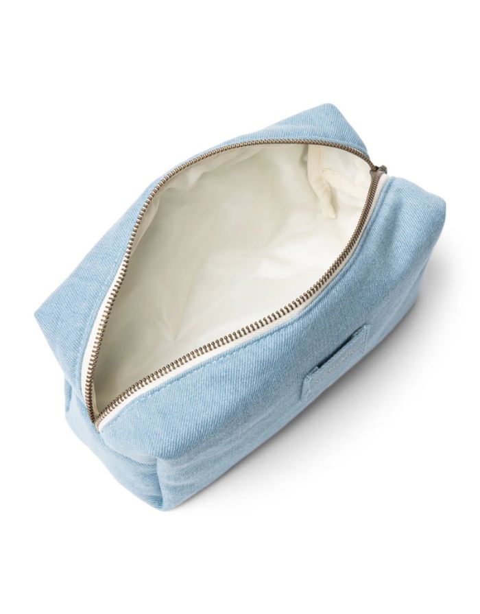 Tasche Kosmetik Denim I Solid Blue