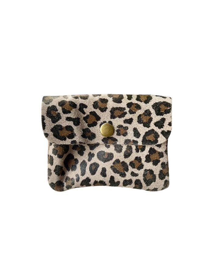 Portemonnaie Leder Klein I Leo/Taupe
