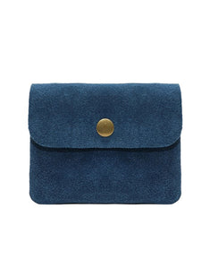 Portemonnaie Leder Klein I Blau