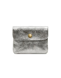 Portemonnaie Leder Klein I Silber