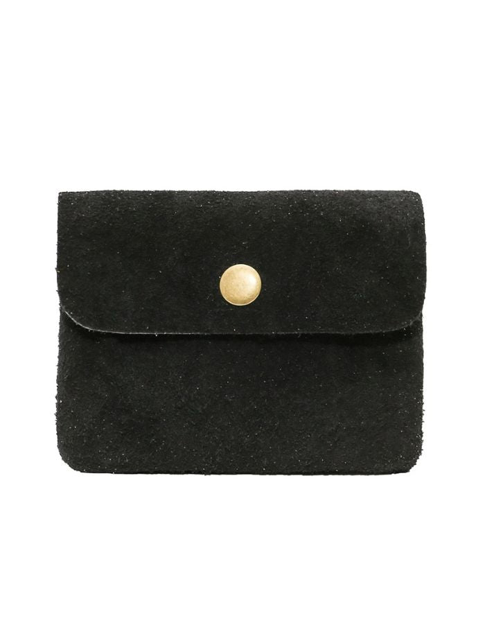 Portemonnaie Leder Klein I Schwarz