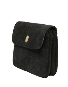 Portemonnaie Leder Klein I Schwarz