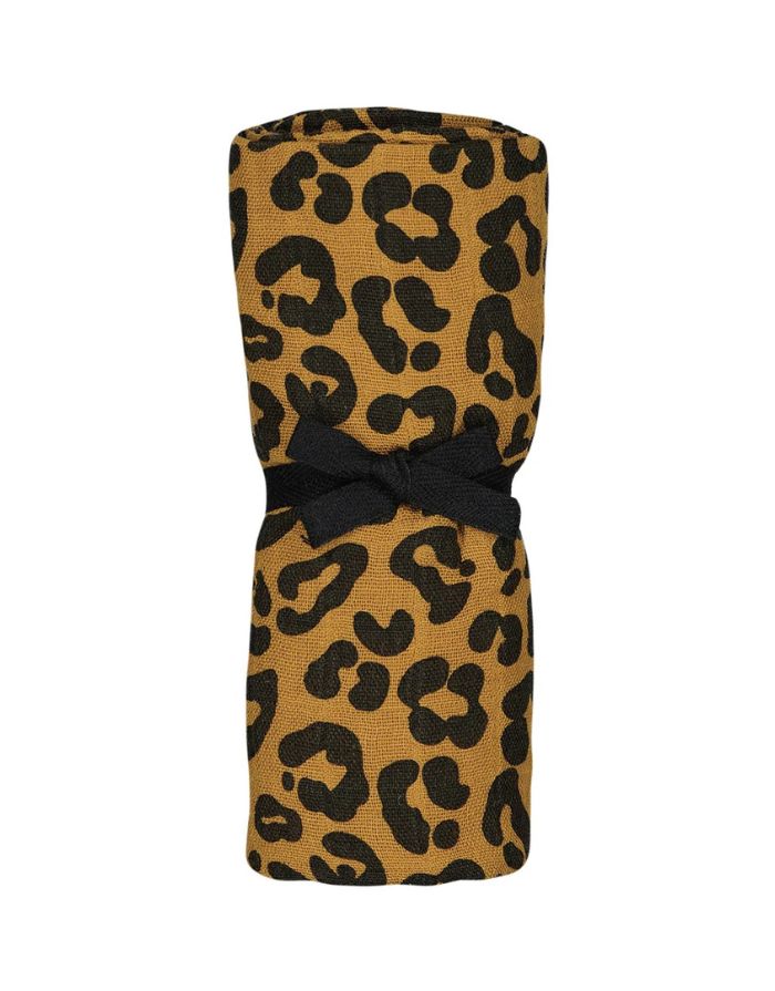 Musselin Tuch Bianca 110x110cm I Graou Caramel