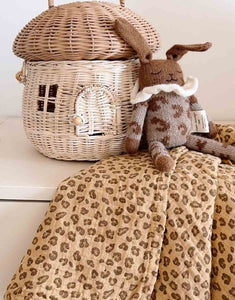 Musselin Swaddle Tuch Bianca 110x110cm I Mini Graou Coffee