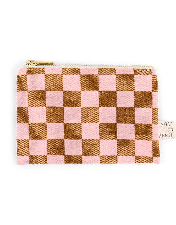 Purse Marie I Checks Strawberry Caramel