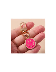 Schlüsselanhänger Mini Smiley I Pink