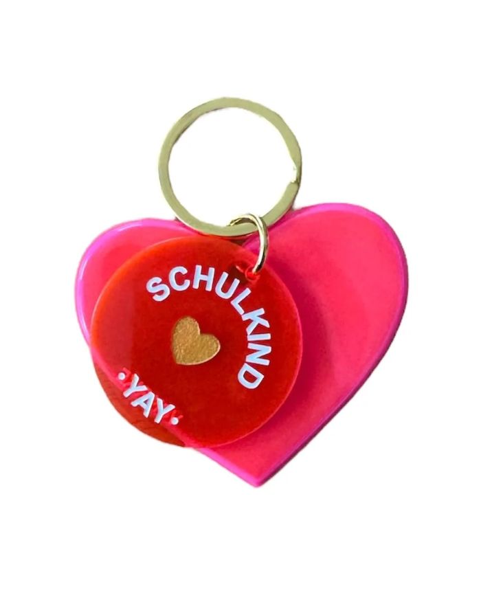 Schlüsselanhänger Schulkind I Pink