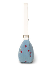 Laden Sie das Bild in den Galerie-Viewer, Tasche Fanny Pack Denim I Blue Hearts
