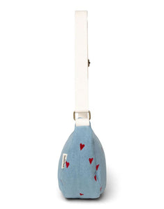 Tasche Fanny Pack Denim I Blue Hearts