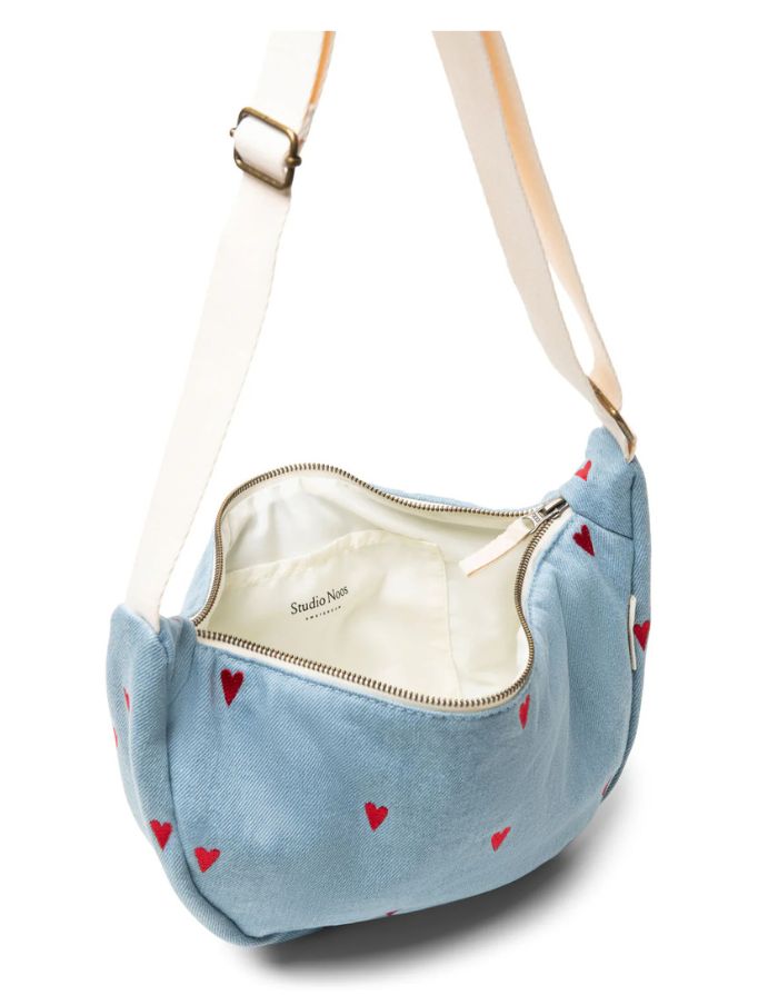 Tasche Fanny Pack Denim I Blue Hearts