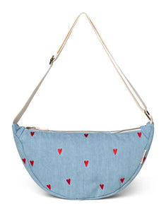 Tasche Fanny Pack Denim I Blue Hearts