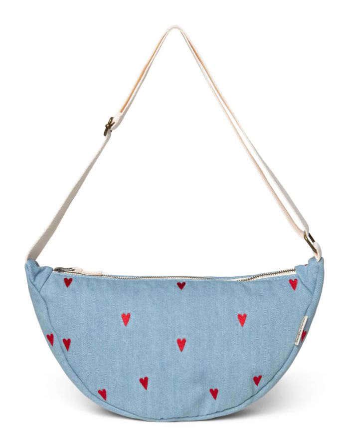 Tasche Fanny Pack Denim I Blue Hearts