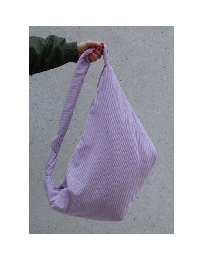 Mom Bag Cord I Lilac