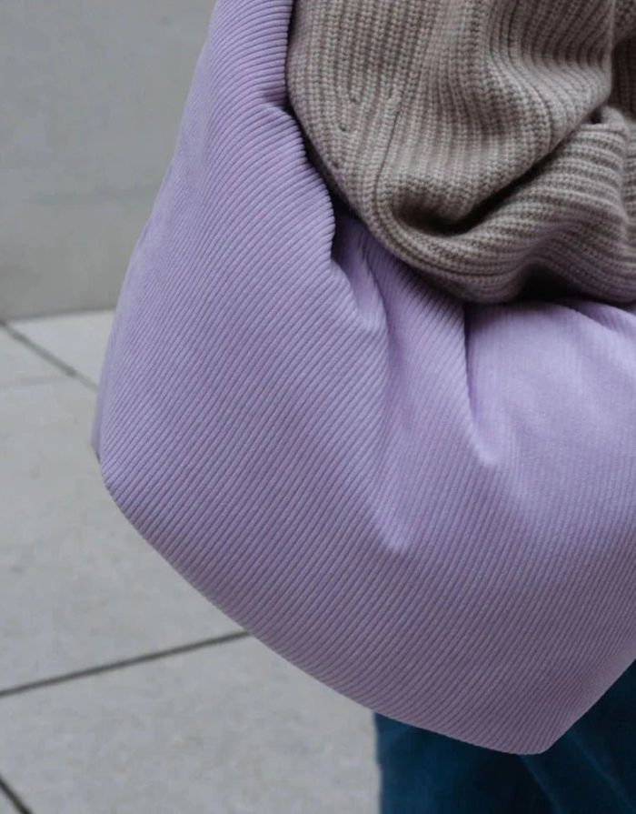 Mom Bag Cord I Lilac