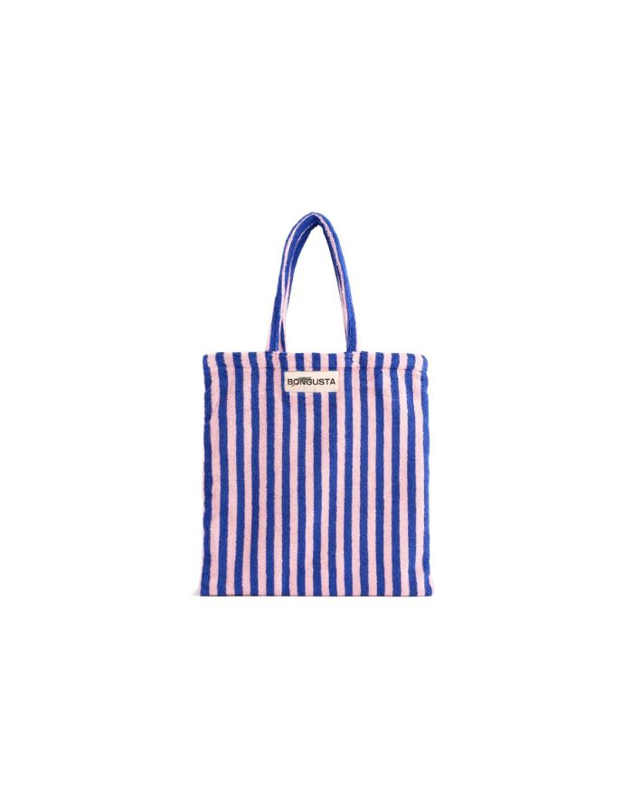 Beutel Frottee I Dazzling Blue/Rose