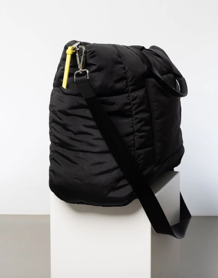 Padded Tote Bag Large I Black