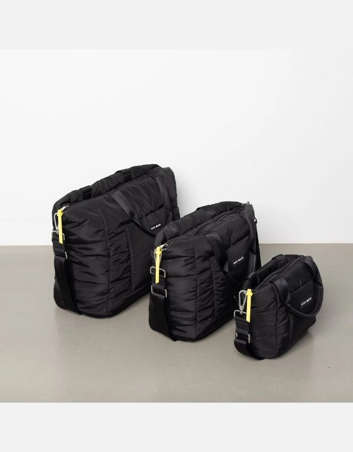 Padded Tote Bag Large I Black