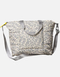 Padded Tote Bag Large I Leo Splashes Grey/Sand