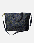 Padded Tote Bag Large I Leo Splashes Navy/Olive