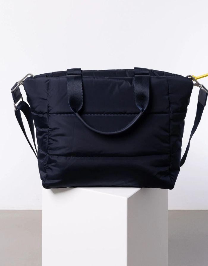 Padded Tote Bag Medium I Black
