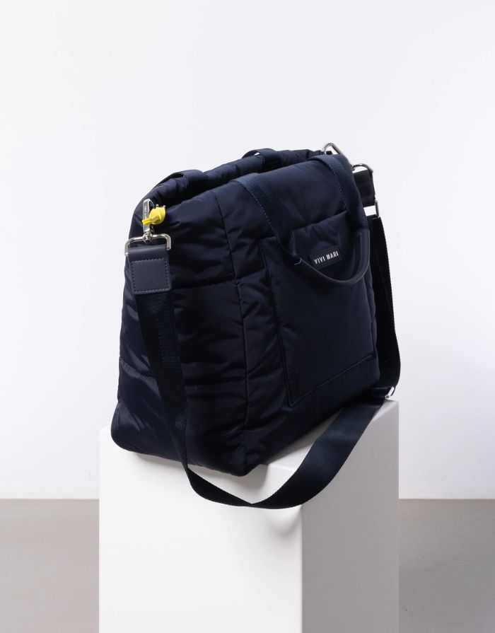 Padded Tote Bag Medium I Black