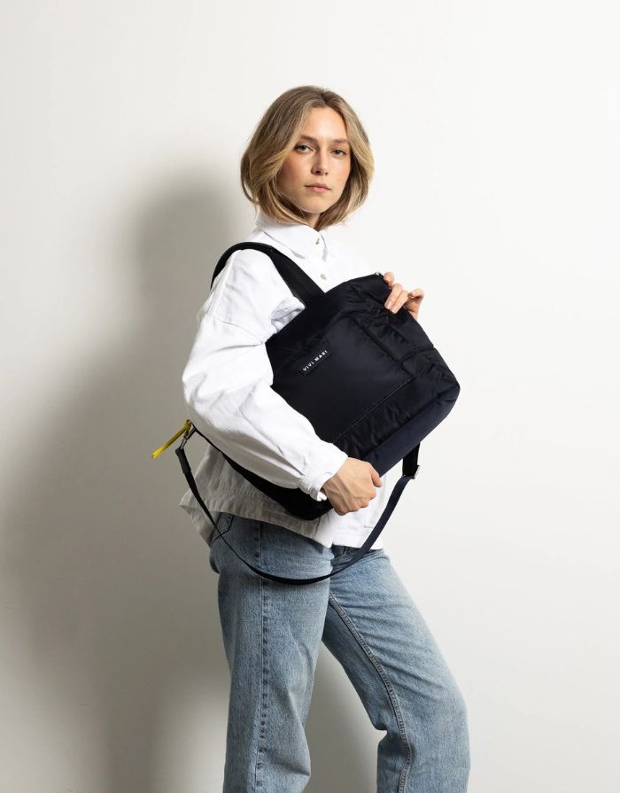 Padded Tote Bag Medium I Black