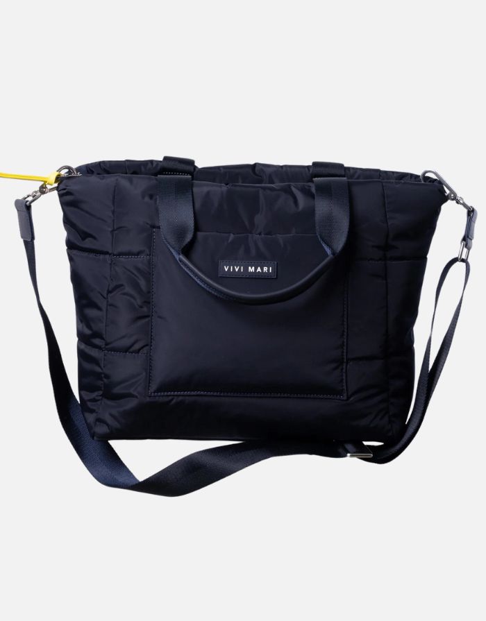 Padded Tote Bag Medium I Black