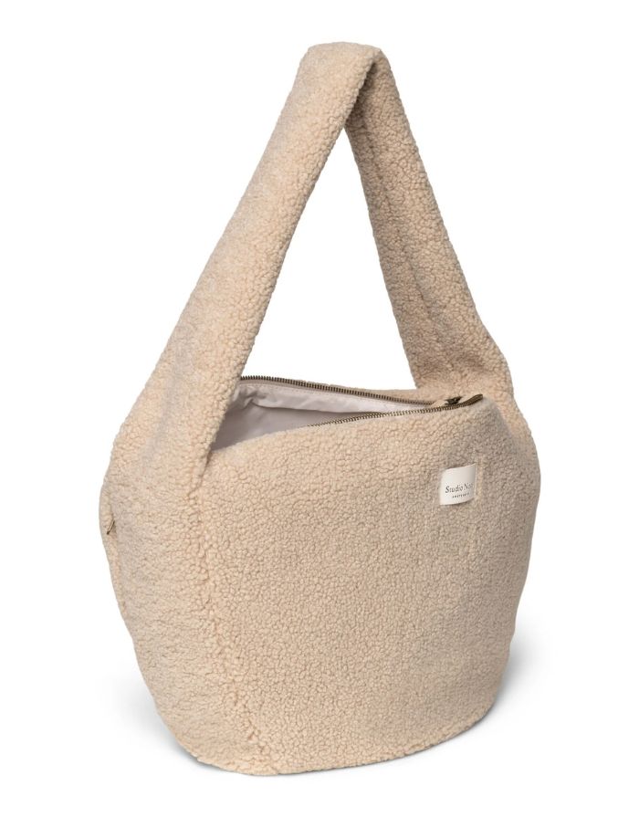 Cross Body Umhängetasche Teddy I Ecru