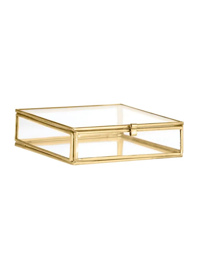 glasbox aufbewahrung Aufbewahrung Quadrat Glas I 10,5x10,5x3,5 cm – nordlykk