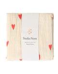 Musselin Swaddle 70x70cm I Natural Hearts