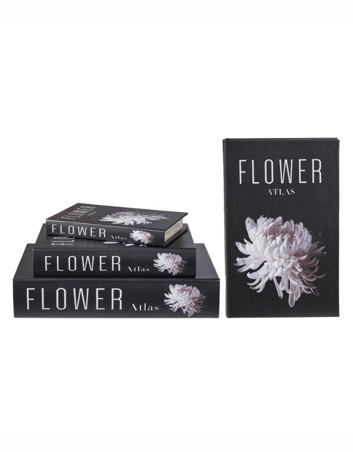 Aufbewahrung Schachtel Bücher 3er-Set I Flower