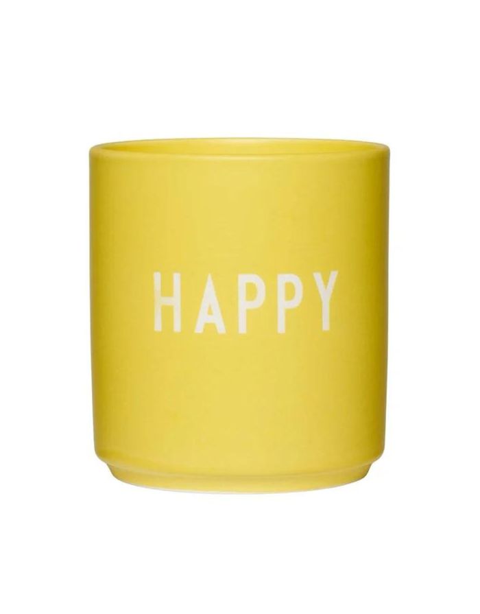 Porzellan Becher Favourite Cup I Happy