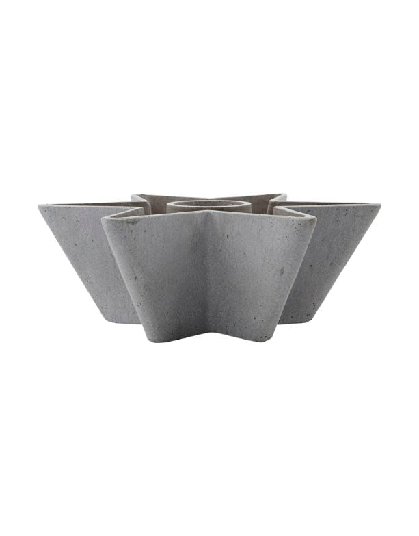 Kerzenhalter Mold Star I Grau