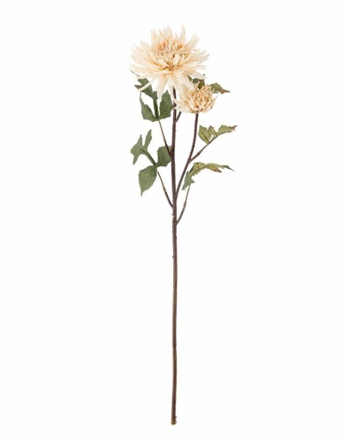 Kunstblume Chrysantheme Stiel verzweigt I Natur