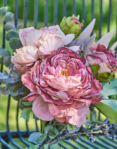 Kunstblume Georgine Dahlie H 53cm I Rosé