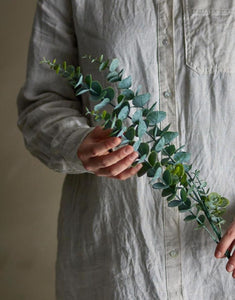 Kunstblume Eukalyptus Stiel I Grün