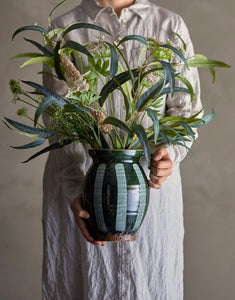 Kunstblume Eukalyptus Willow Stiel I Grün