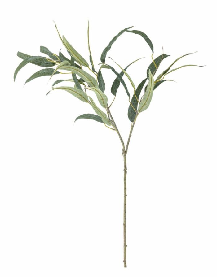 Kunstblume Eukalyptus Willow Stiel I Grün
