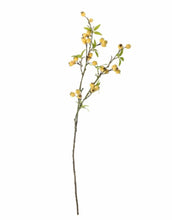 Laden Sie das Bild in den Galerie-Viewer, Kunstblume Hawthorn Zweig I Gelb

