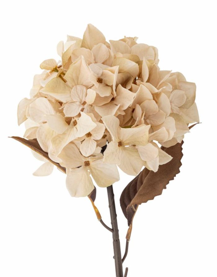 Kunstblume Hydrangea I Hortensie Natur