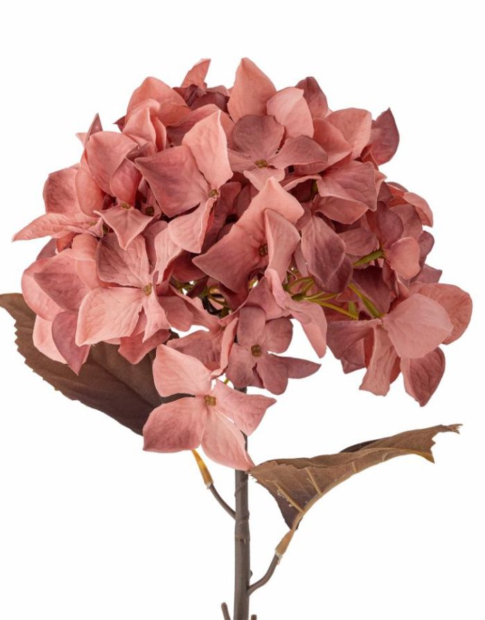 Kunstblume Hydrangea I Hortensie Rose